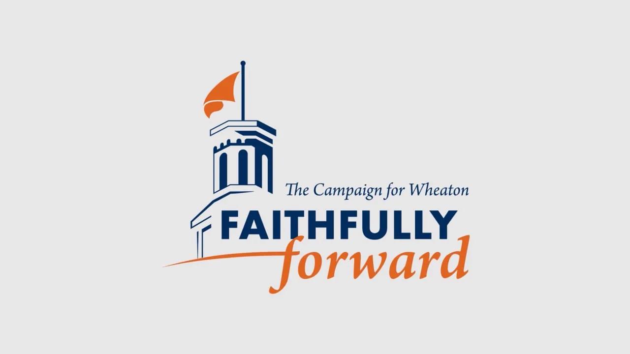 Frame from the Wheaton College Faithfully Forward campaign film