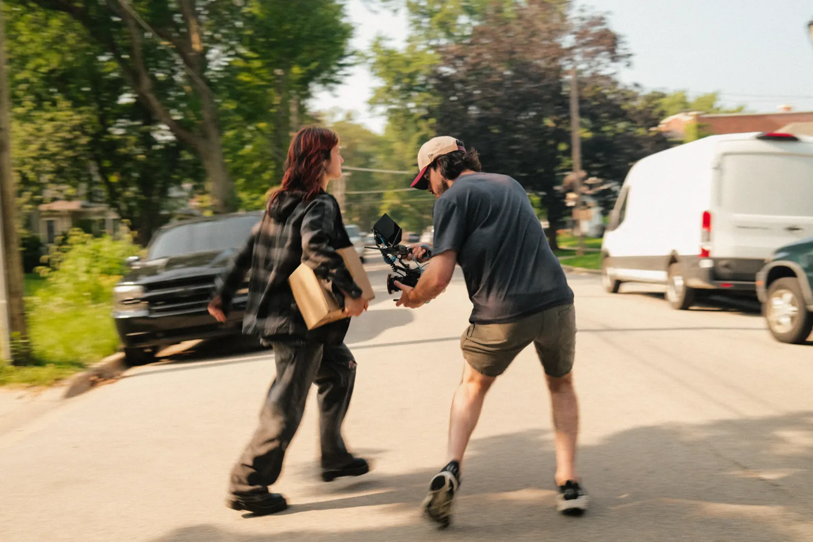 Behind the scenes on the set of Love, Jane 5